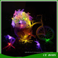 La ficelle décorative de libellule de lumière de bande de l&#39;arbre de Noël LED allume la lampe solaire colorée de chaîne 20LED / 30LED pour le festival